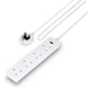 image 1 of GEEPAS 4 Gang Extension Lead, 3M Cable