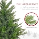 image 5 of HOMCOM 5 Ft Artificial Christmas Tree with Metal Base, Hinged Branches