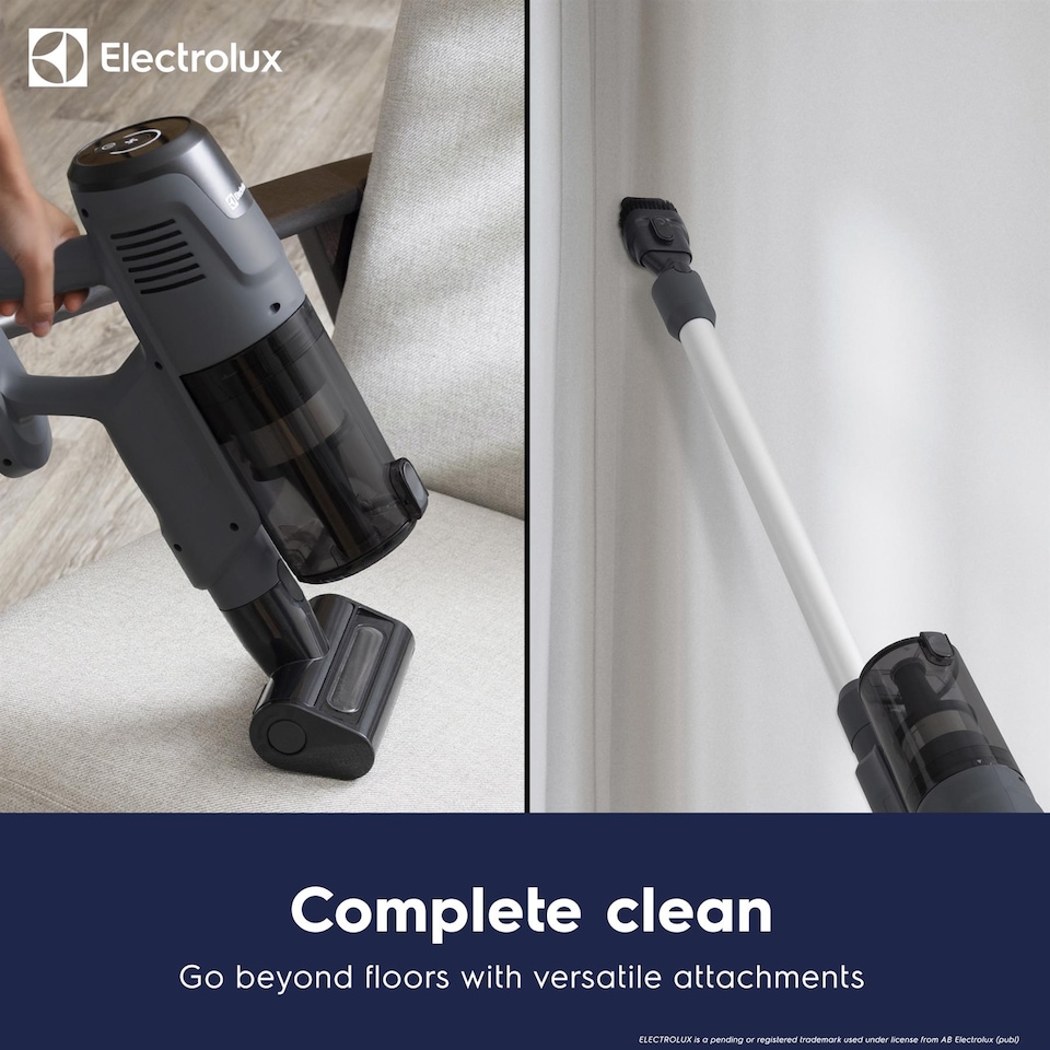 image 1 of Electrolux 600W Corded Stick Vacuum Cleaner Grey