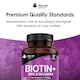 image 5 of Biotin Hair Growth Vitamins 12000 mcg - With Zinc & Selenium