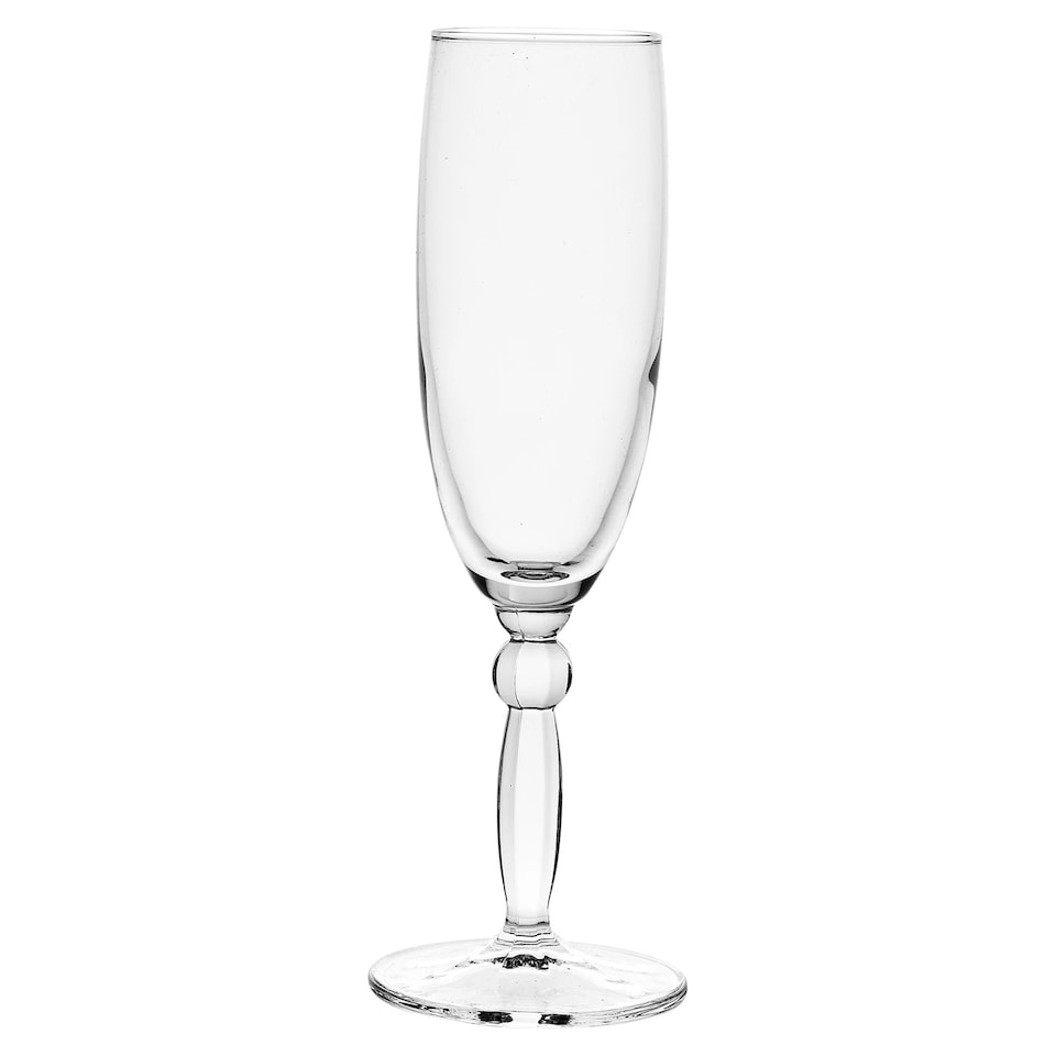 image 1 of Champagne Drinking Flutes Stemmed 6 Set Cocktail Glasses Dinner Party