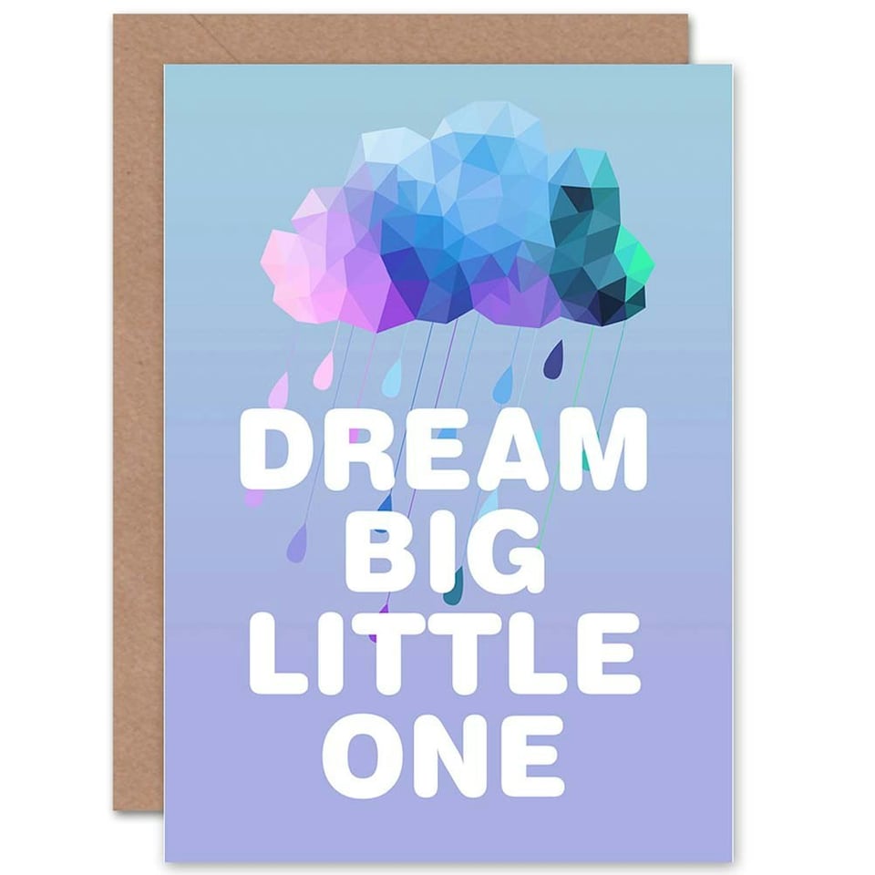 image 1 of Dream Big Little One Graduation New Job Card