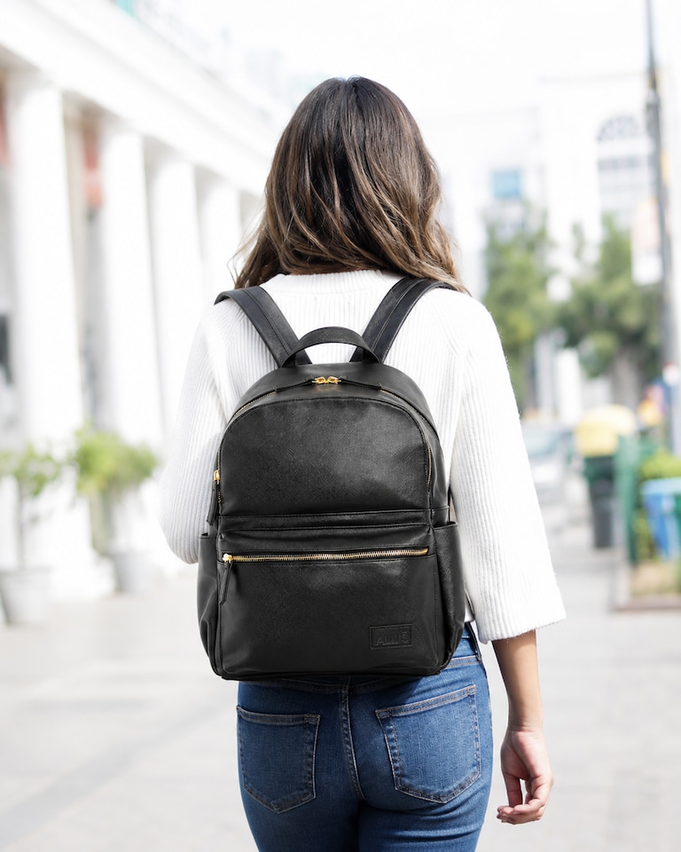 image 1 of Allis Lux Baby Changing Backpack - Black