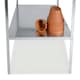 image 4 of Lacewing Traditional 2 Tier Greenhouse Square Workstation Staging  Silver 60cm