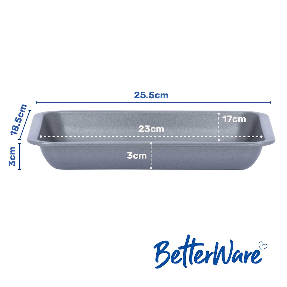 image 1 of BetterWare Essentials 25cm Non-Stick Roasting Tin