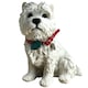 image 1 of Large Realistic Sitting West Highland Terrier Westie Dog Figurine, By Leonardo