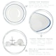 image 2 of Nicola Spring White Farmhouse Serving Bowls - 18cm - Pack of 6 White