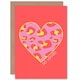 image 1 of So Loved Love Heart Leopard Quote Card