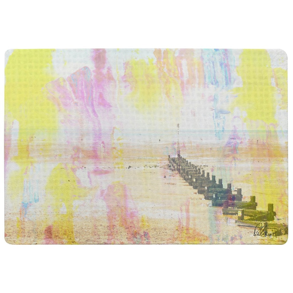 image 1 of Colourful beach (Rug) Multi | XL: 160x230cm
