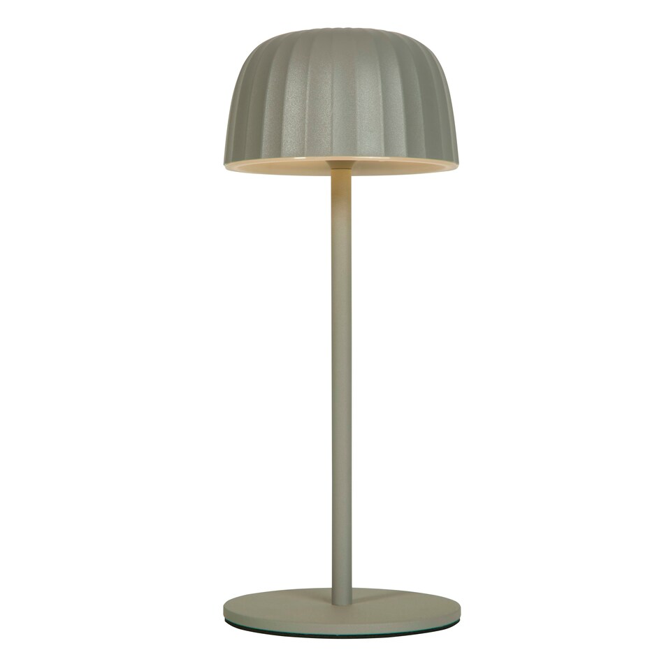 image 1 of Ella Outdoor Rechargeable Table Lamp - Grey Grey
