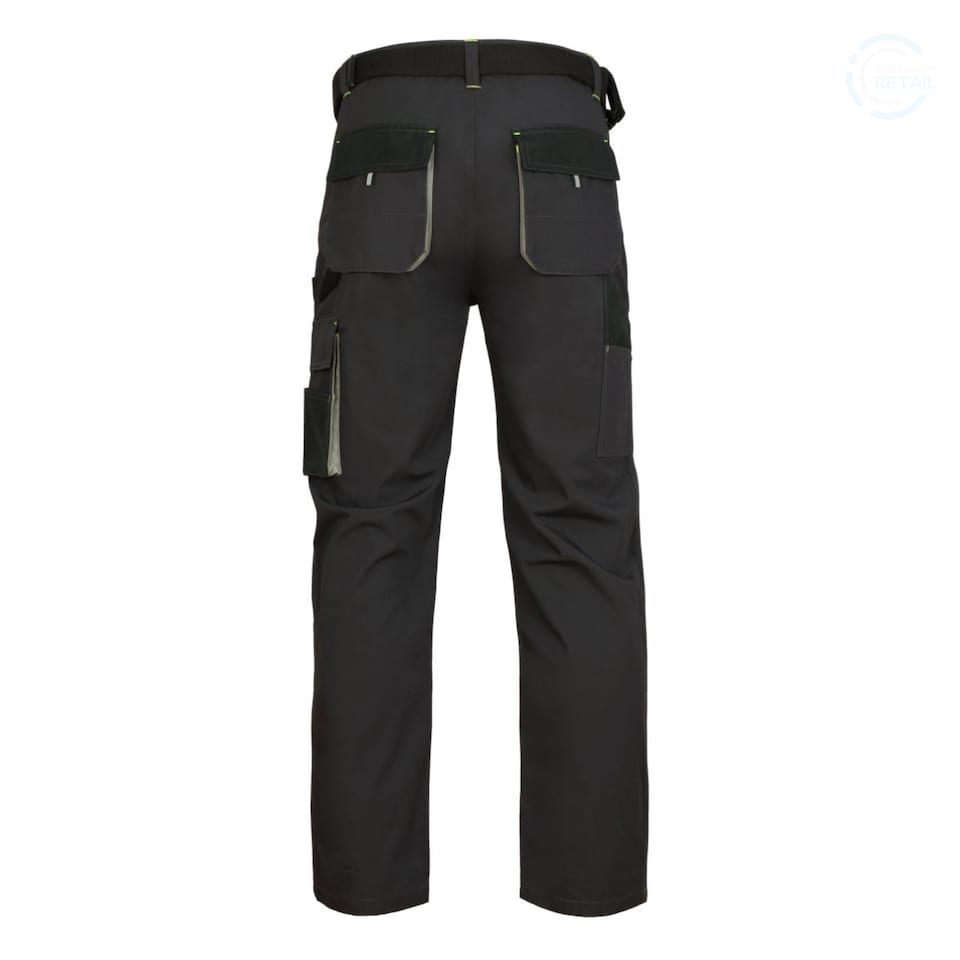 image 1 of Artmas Classic Grey Work Trousers with Knee Pad Pockets, 9 Pockets, 260gsm (28/30 Inch - 46 EU)