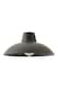image 1 of ValueLights Civic Matte Black Ceiling Pendant Shade & Bulb | Black