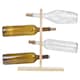 image 7 of 4 Bottle Wooden Wine Rack Free Standing Insert Kitchen Countertop Storage Holder