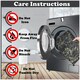 image 7 of VELVETIO Glitter Bath Mat Set Non Slip Water Absorbent Toilet Rugs Red