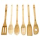 image 2 of Interiors by Premier 6pc Kitchen Utensil Set,  Includes Slotted Turner, Spoon, Spaghetti Server, & More, Perfect Bamboo Utensils