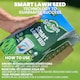 image 4 of Westland Gro-Sure Smart Lawn Seed 40 Meter Square Aqua Gel Coated Grass Seed for Fast Growth Shade Sun Patch Repair