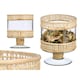 image 3 of Candleholder SG-29685 Transparent Natural Glass Rattan 15 x 20 x 15 cm (6 Units) N/A