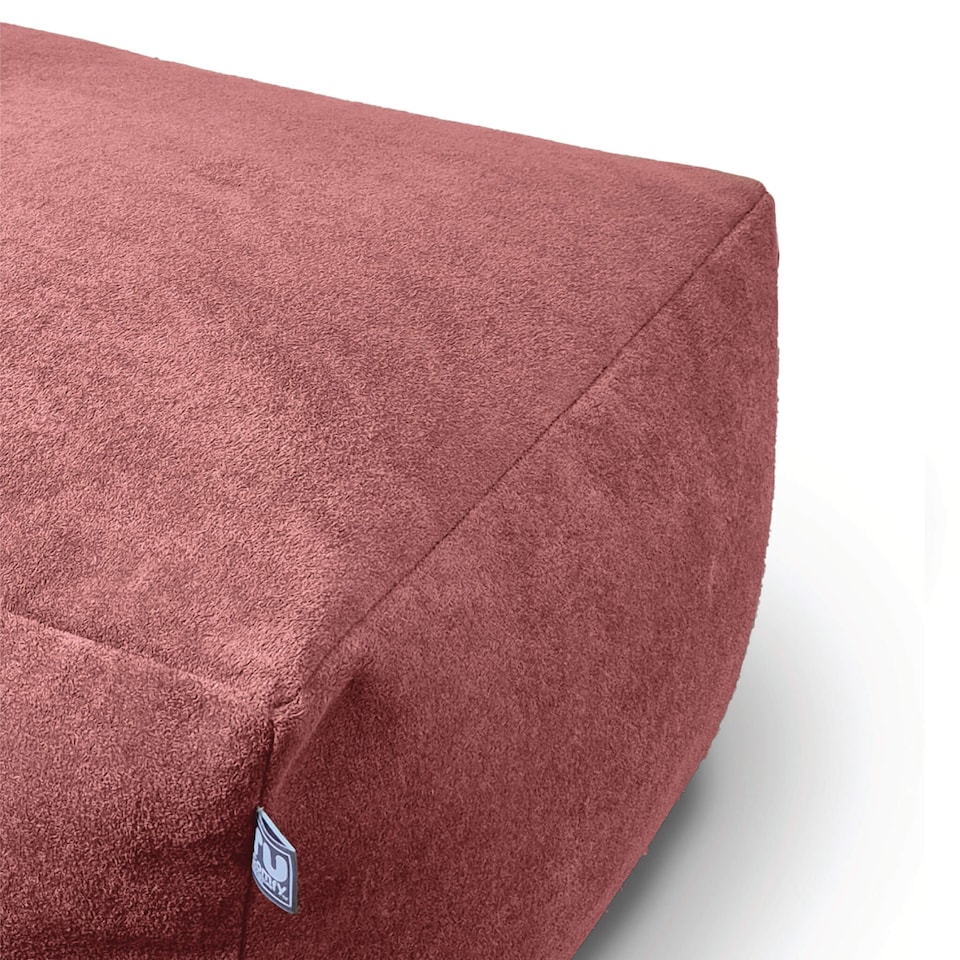 image 1 of rucomfy Indoor Large Ottoman Pouffe - Plush Velora Bean Bag Footstool