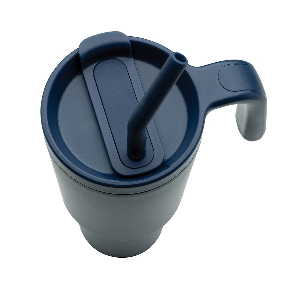 image 1 of XD Collection Graphic 360 Recycled Stainless Steel 900ml Tumbler - Navy - One Size