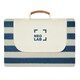 image 1 of Vinga Alba RPET Striped Picnic Blanket - Navy - 0.5cm x 200cm x 150cm | Blue | 0.5cm x 200cm x 150cm