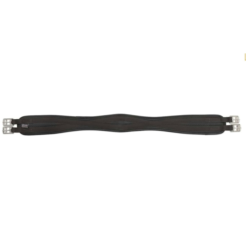 image 1 of Shires Anti-Chafe Horse Girth - Black - 40in