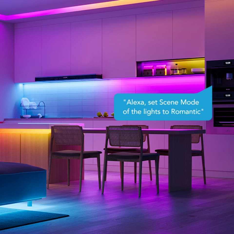image 1 of Govee Basic Wi-Fi + Bluetooth LED Strip Lights (10 Meter)