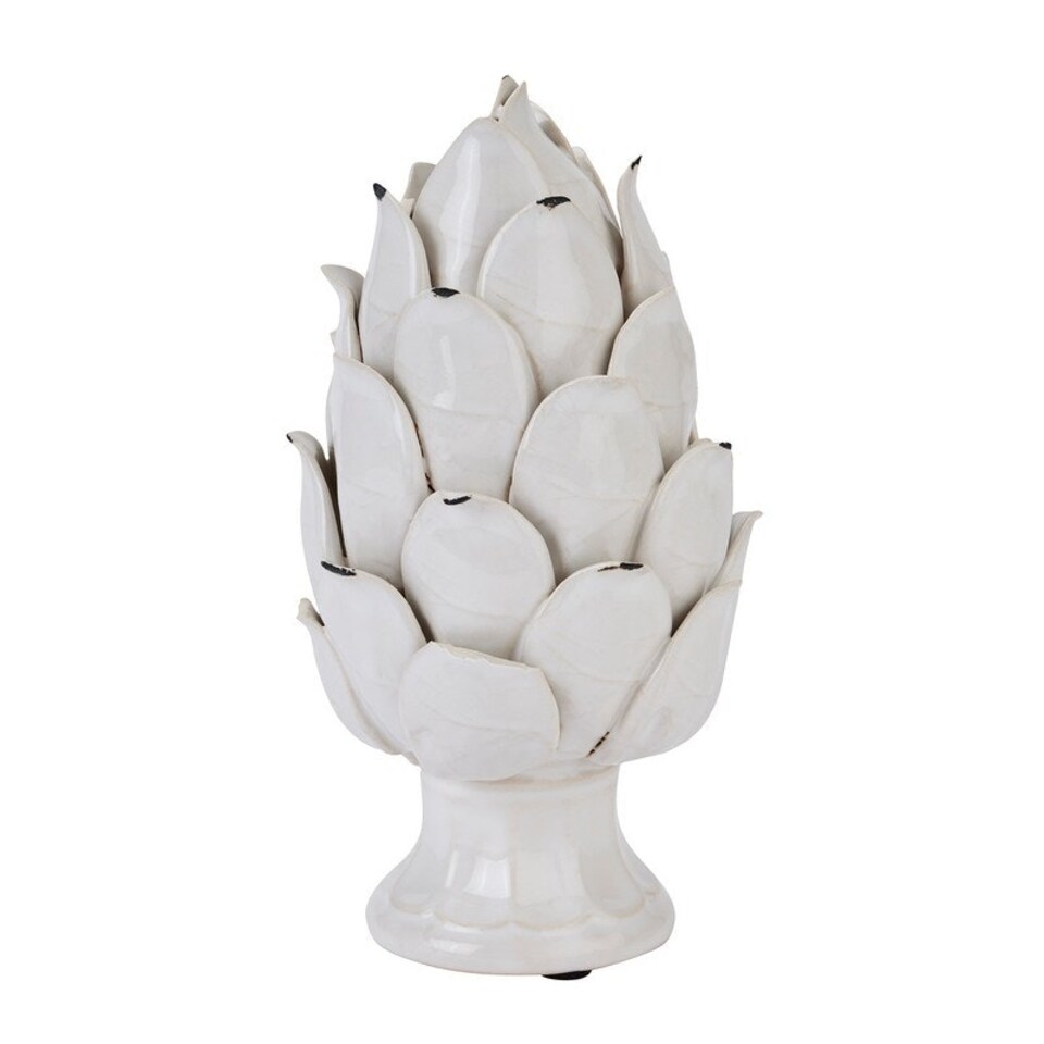image 1 of Ivory Chianti Artichoke - Ceramic - L14 x W14 x H24 cm - White