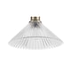 image 6 of COSYLYTE Bowley Bathroom Light Classic Ribbed Glass Ceiling Flush Light - Matt Black | Gold | 1