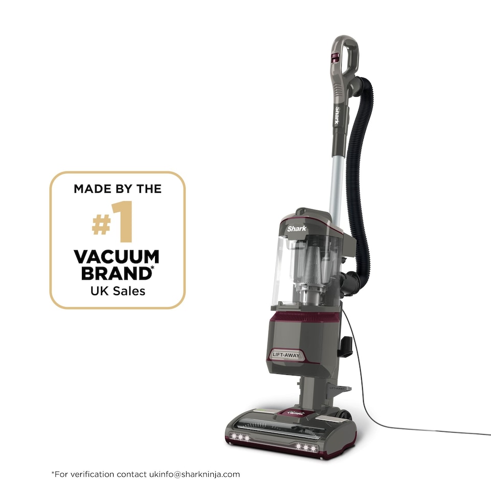 image 1 of Shark Classic Upright Pet Vacuum Cleaner Liftaway Black & Red NV603UKT