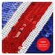 image 4 of Union Jack Sequin Dress & Bow Headband | Blue | S