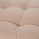 image 5 of Harbour Housewares Square Garden Chair Seat Cushions - Natural - Pack of 4 Brown
