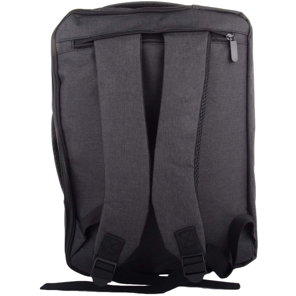 image 1 of Lorenz Professional Modern Handheld / Back Pack Combi Laptop / Work Bag | Black | Black