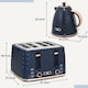 image 5 of HOMCOM Kettle and Toaster Set, 1.7L 3000W Fast Boil Jug Kettle with Auto Shut Off, 4 Slice Toaster with 7 Level Browning Controls & Crumb Tray, UK Otter Thermostat, Blue