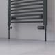 image 2 of Stirling Bold - Anthracite Thermostatic Radiator Valve & Installation Kit Straight 15mm