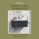 image 7 of 800mm Wall Hung 1 Drawer Vanity Basin Unit, Dark Grey, Pewter Handle | Grey | Soft Black | 399 x 810 x 390mm
