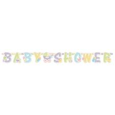 Amscan Baby´s Nursery Letter Banner - Multicoloured - One Size