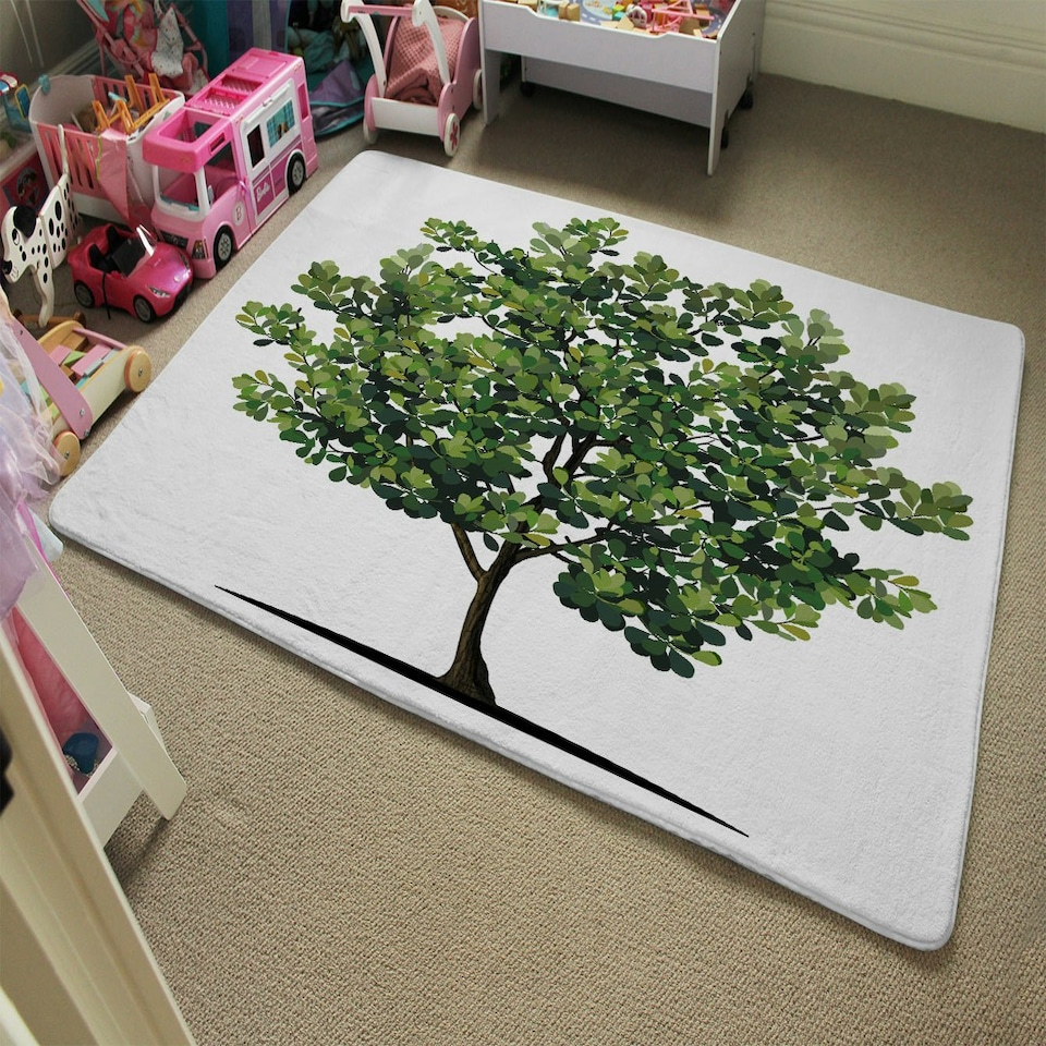 image 1 of Tree (Rug) Green | S