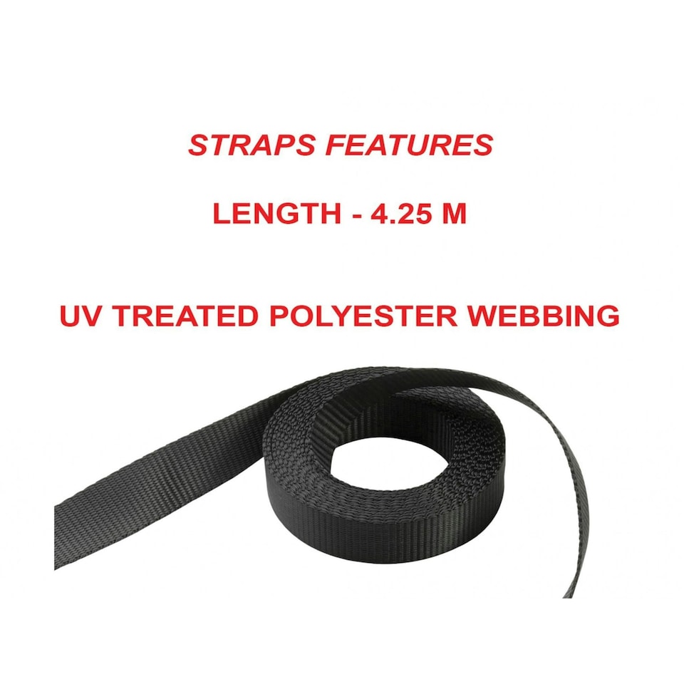 image 1 of Master Lock Spring Clamp Tie-down - Multi Colour - 4.25m (Pack of 2) | Multi | 4.25m (Pack of 2)