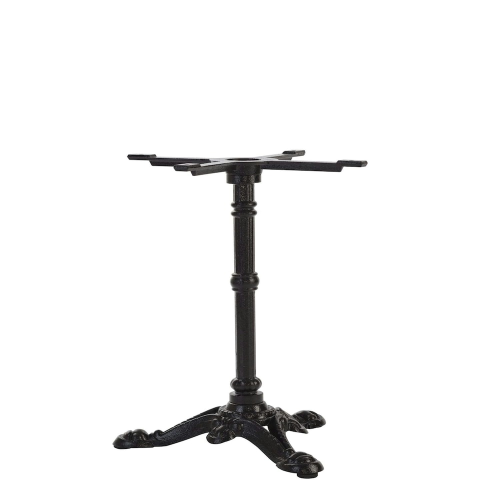 Black Cast Iron Bistro Base Spider - 3 Leg - Height - 720 Mm Black
