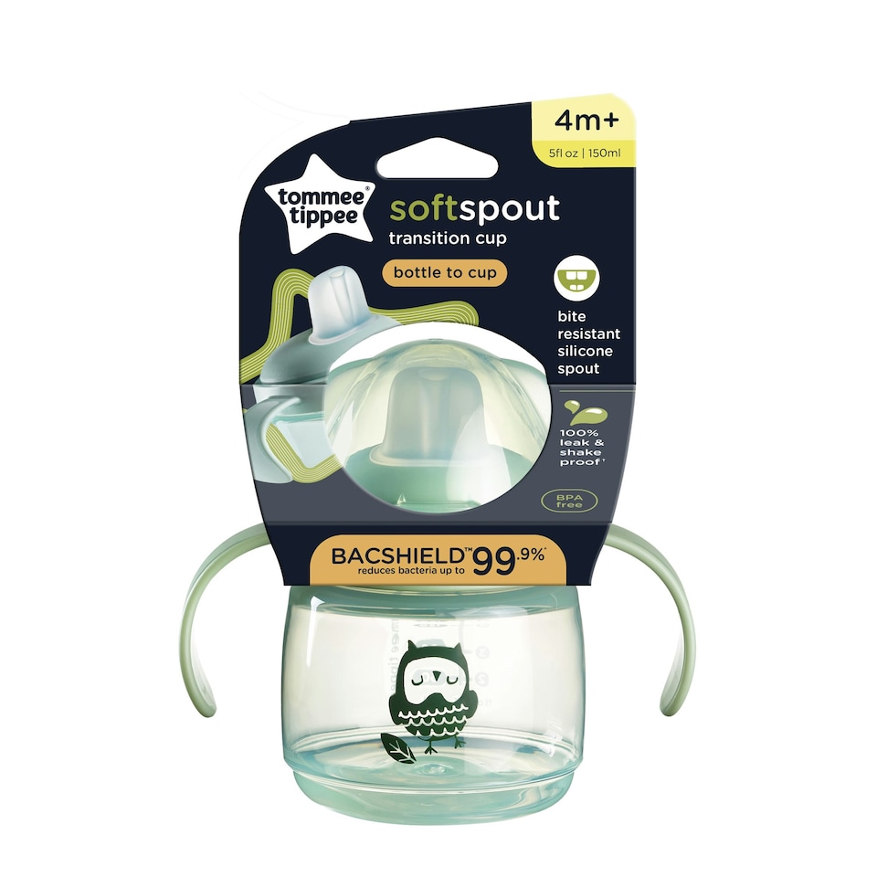 image 1 of Tommee Tippee SoftSpout Transition Cup