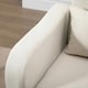 image 8 of HOMCOM Nordic Leisure Lounge Sofa Accent Chair with Pillow for Bedroom Cream