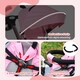 image 8 of HOMCOM 6 in 1 Kids Trike for 1-5 Years, Toddler Tricycle Folding Bike with Parent Handle, Reversible Seat, Storage Basket, Canopy, 5-point Seat Harness, Pink