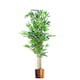 image 1 of 120cm (4ft) Natural Look Artificial Bamboo Plants Trees with Copper Metal Planter | Green | 4ft