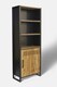 image 1 of Frais Range Bookcase - Mango Wood - L35 x W73 x H190 cm - PP Sawn Finish | Black