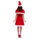image 2 of Miss Santa Claus Christmas Fancy Dress Costume Ladies Medium - UK 12-14