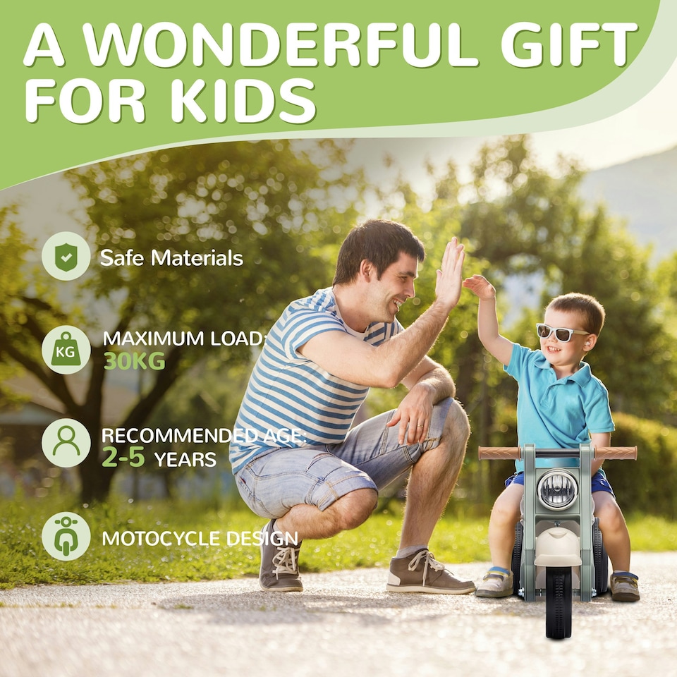 image 1 of AIYAPLAY Ride On Car Foot To Floor Kids Car w/ Music, Bubble - Cream White