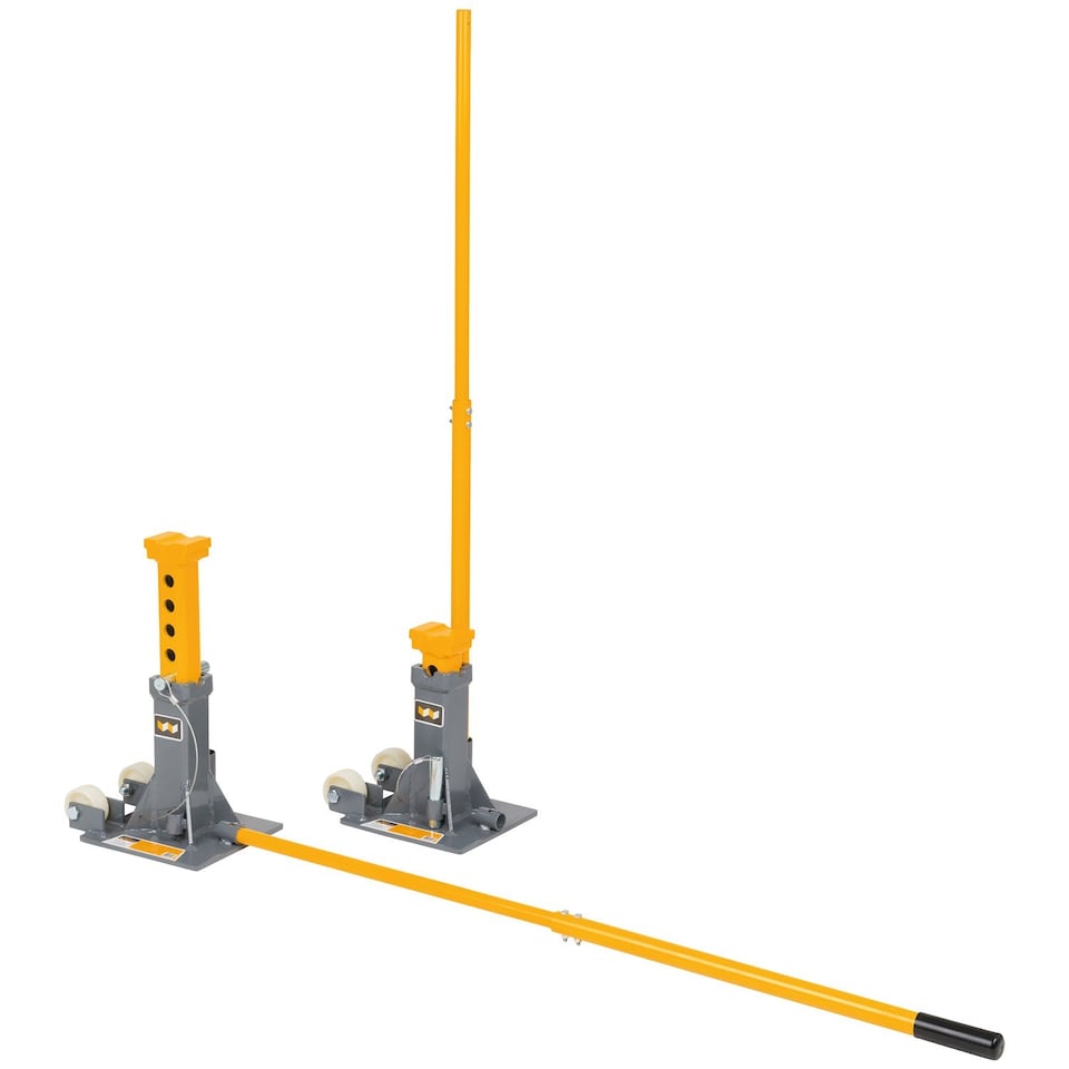 image 1 of WINNTEC 12 TON Trolley Jack Stands - L54 x W92.5 x H35 cm