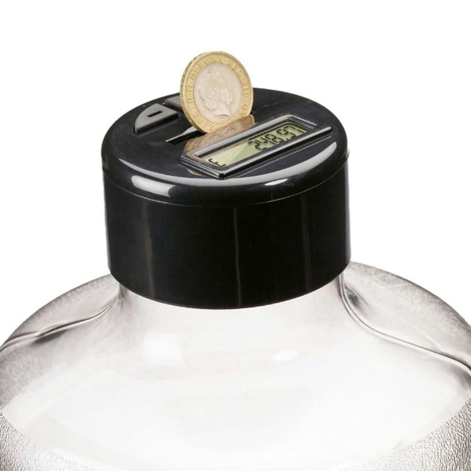 image 1 of Super Size Coin Counting Jar
