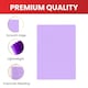 image 3 of Pack of 8 A4 Plain Peach Dyslexia Overlay Reading Sheets  - PET Material, Rounded Corners | Orange | Peach