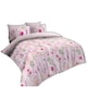 image 1 of VELVETIO Samantha Complete Duvet Cover Set with Fitted Sheet Breathable Bedding Quilt